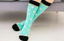 Load image into Gallery viewer, Teal Ghost Socks
