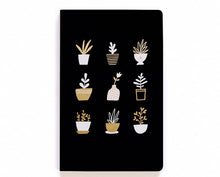 Load image into Gallery viewer, Gold Plants Layflat Journal