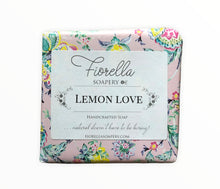 Load image into Gallery viewer, Fiorella Soapery Lemon Love Handcrafted Bar Soap