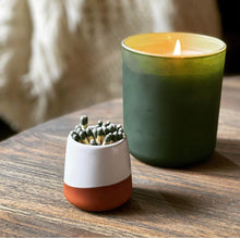 Load image into Gallery viewer, Nordic Cocoon Terra Cotta Match Holder + Striker