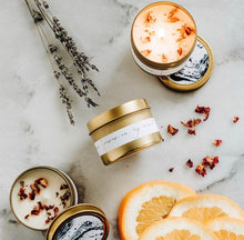 Load image into Gallery viewer, Janet Gwen Designs Roses on My Mind Tin Candle