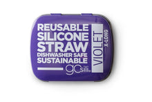 Load image into Gallery viewer, GoSili Extra Long Reusable Silicone Straw + Case