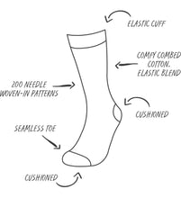 Load image into Gallery viewer, Teal Ghost Socks