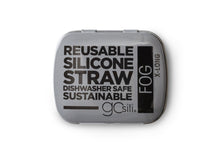 Load image into Gallery viewer, GoSili Extra Long Reusable Silicone Straw + Case