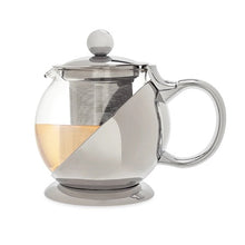 Load image into Gallery viewer, Shelby Stainless Steel Wrapped Teapot & Infuser