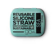 Load image into Gallery viewer, GoSili Extra Long Reusable Silicone Straw + Case