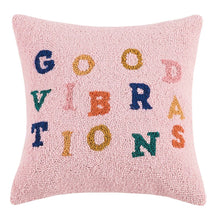 Load image into Gallery viewer, Good Vibrations Hook Throw Pillow
