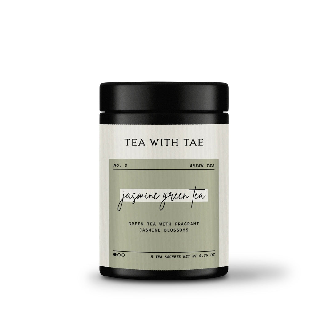 Tea with Tae Jasmine Green Tea Mini Tea Tin