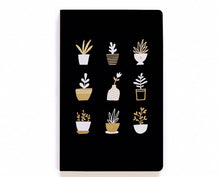 Load image into Gallery viewer, Gold Plants Layflat Journal
