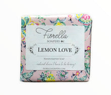 Load image into Gallery viewer, Fiorella Soapery Lemon Love Handcrafted Bar Soap
