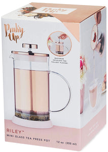 Riley Mini Glass Tea Pot Press 12oz