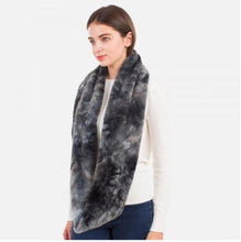 Load image into Gallery viewer, Faux Fur Infinity Scarf Grey
