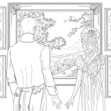 Load image into Gallery viewer, Bridgerton Coloring Book: From the Gardens to the Ballrooms
