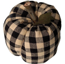 Load image into Gallery viewer, Gingham Stuffed Pumpkin
