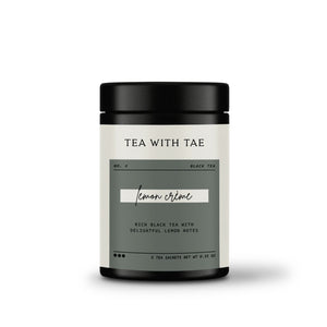 Tea with Tae Lemon Crème Black Tea Mini Tea Tin
