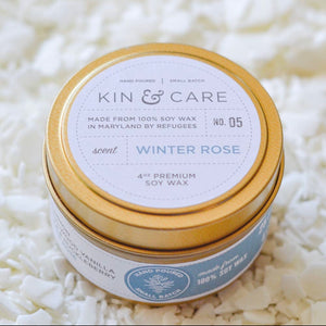 Kin & Care Winter Rose 4oz Candle